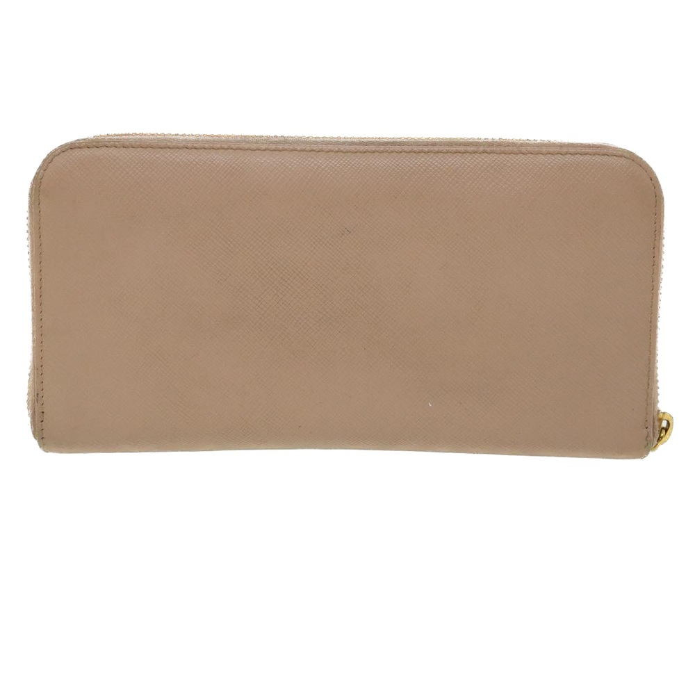 PRADA Long Wallet Safiano Leather Pink Auth 35586 - Picture 2 of 10